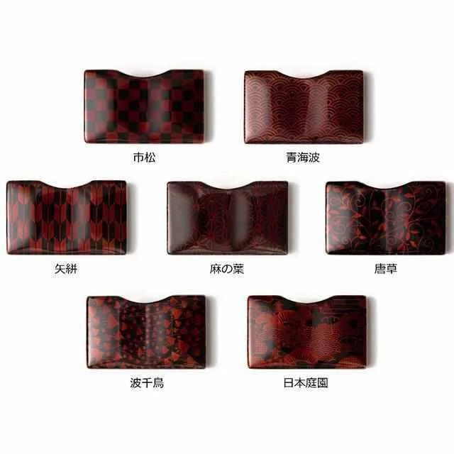 匠市（土直漆器） うるしの名刺入れ VYAC CARD CASE 矢絣