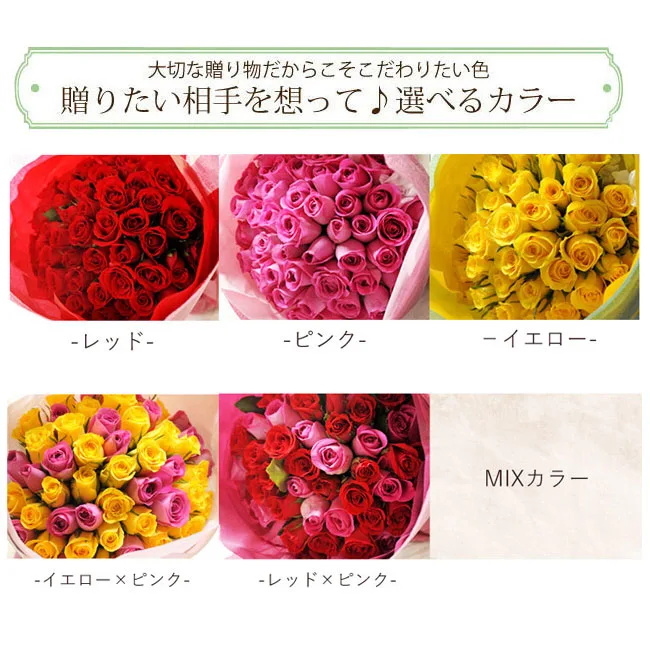 サプライズプレゼントはバラの花束を！