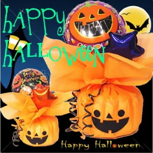 パンパース バルーンおむつケーキ happy halloween