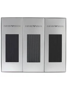 EMPORIO ARMANI／エンポリオアルマーニ メンズ リブクルーソックス3足組ギフトセット