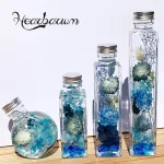 ハーバリウムキット【100ml 2種類作成】 (琉球ガラスブルー)