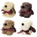 もこもこ素材 ミニタオル4色セット