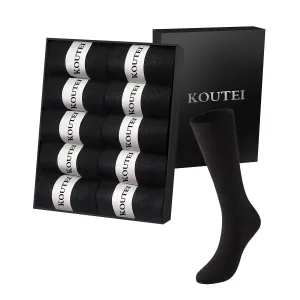 KOUTEI／コウテイ メンズビジネスソックス綿抗菌防臭10足セット