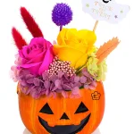 ハロウィン装飾のプリザーブドフラワー