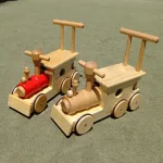 グランパパ 日本製 木の汽車ポッポ（手押し・乗用）