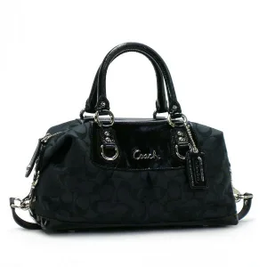 COACH／コーチ シグネチャーサテンサッチェル 2WAYミニボストンバッグ