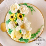 フラワーケーキは記念撮影にもぴったり