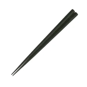 大黒屋 縞黒檀 七角箸 天然木 24cm