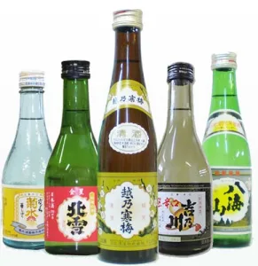 越後雪国地酒連峰 新潟地酒飲み比べ300ml×5本セット