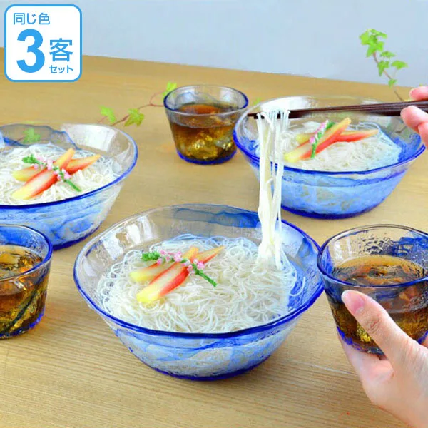 夏場は大活躍間違い無しの「そうめん3客セット」