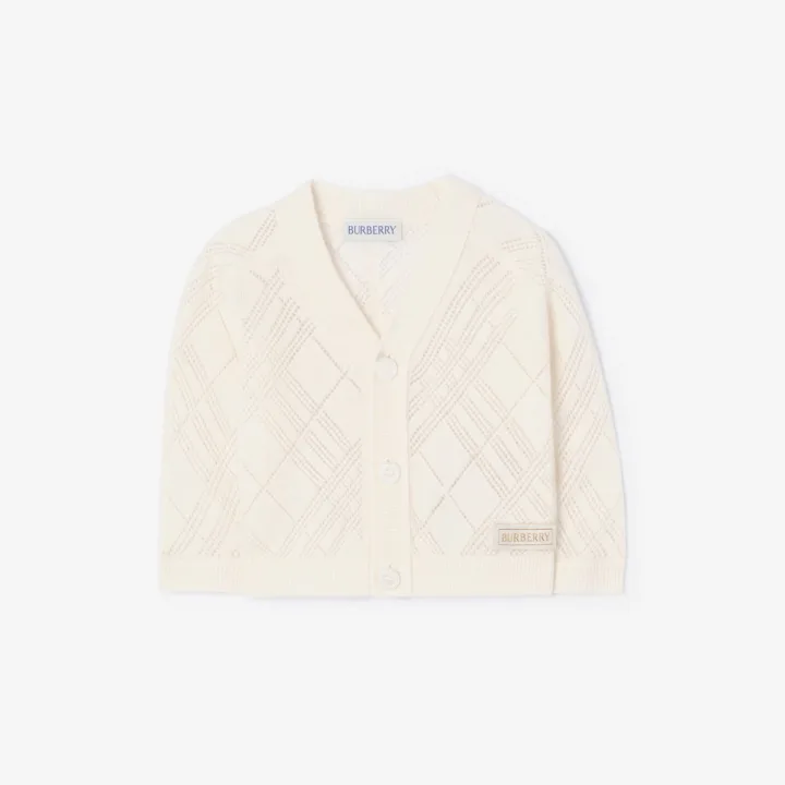 Burberry／バーバリー チェック カシミアツーピースセット