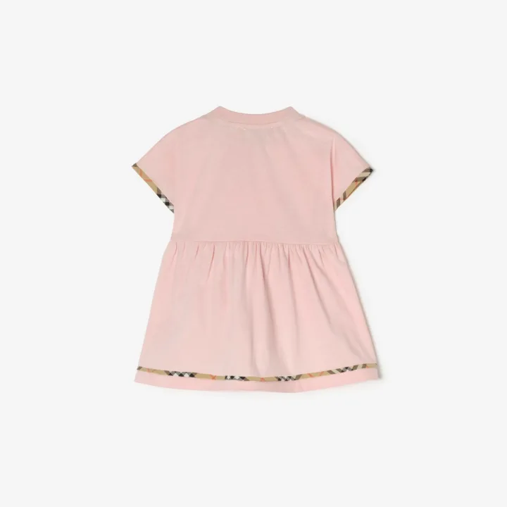 Burberry／バーバリー チェックトリム コットンドレス ウィズ ブルマー