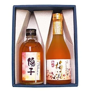 井上酒造 名入れ 【 百助梅酒 300ml 】&【 高千穂梅酒 300ml 】 2本セット （包装付）