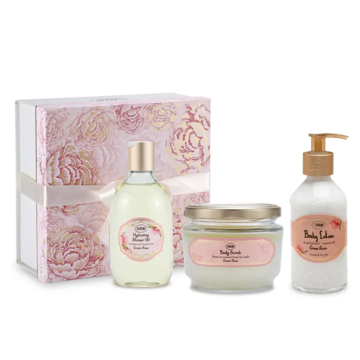 SABON（サボン） 3STEP ボディケアキット グリーン・ローズ