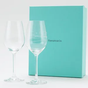 TIFFANY＆Co／ティファニー カデンツ ワイングラス セット