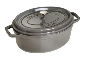 staub／ストウブ ココット オーバル 23cm グレー