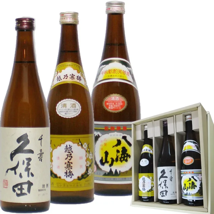 新潟の高級日本酒飲み比べセットで祝いの気持ちを伝えよう