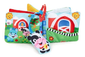 Fisher Price／フィッシャープライス めくってモー！ おでかけ布えほん