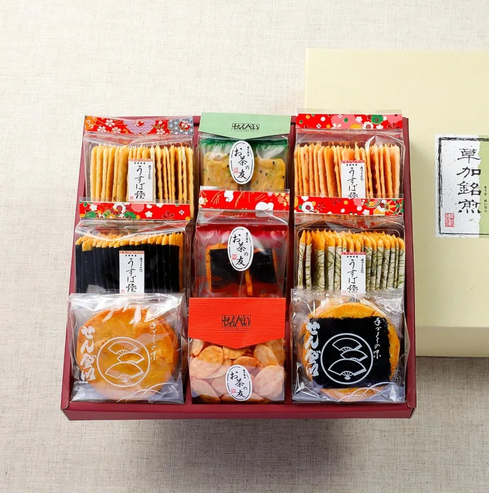 厳選した材料を使った高級せんべい