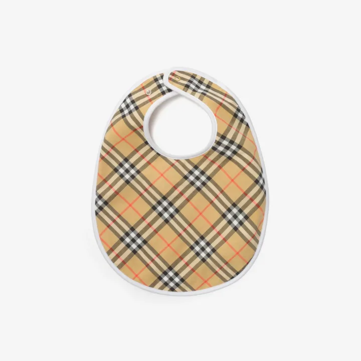 Burberry／バーバリー チェックコットン スリーピース ビブセット