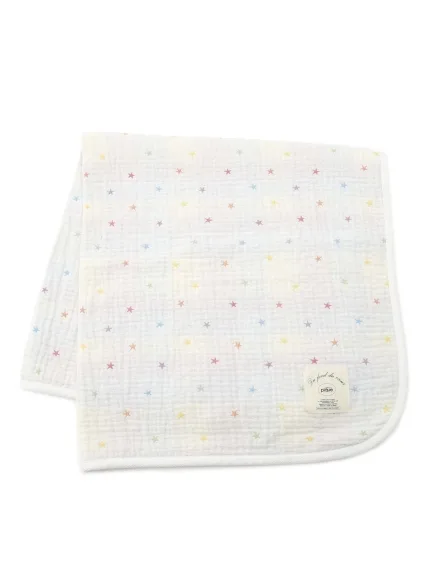 赤ちゃんのお気に入りグッズに立候補「スタージャガードガーゼブランケット」