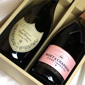 MOET&CHANDON／モエ・エ・シャンドン ドン・ペリニヨン＆モエ・エ・シャンドン ロゼ 2本組