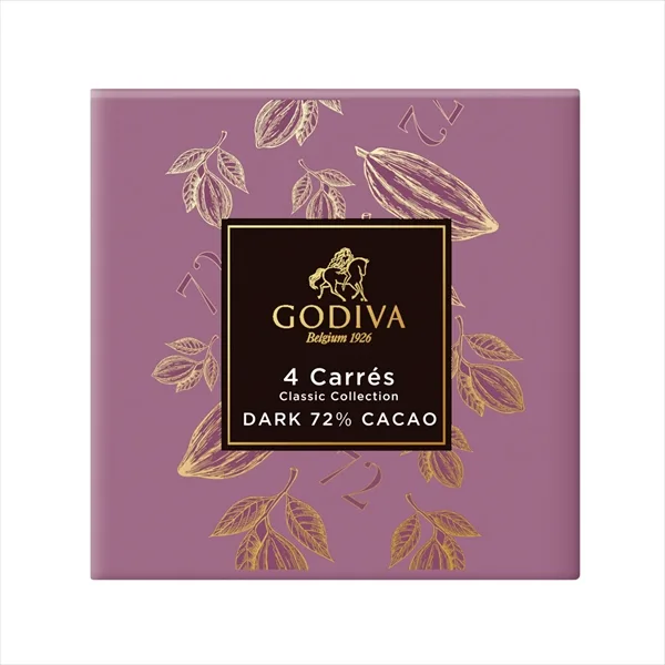 GODIVA カレ 72% ダーク(4枚入)
