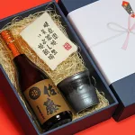 グラス+麦焼酎