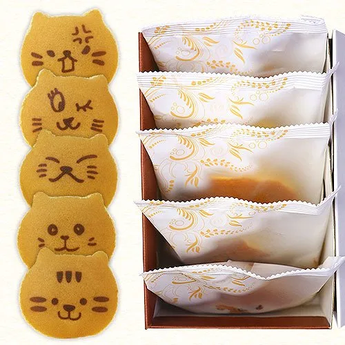 遊び心満点の猫型どら焼き!