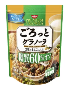 日清シスコ ごろっとグラノーラ 3種のまるごと大豆 糖質60%オフ