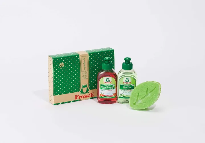 かわいいスポンジ付きの洗剤セット