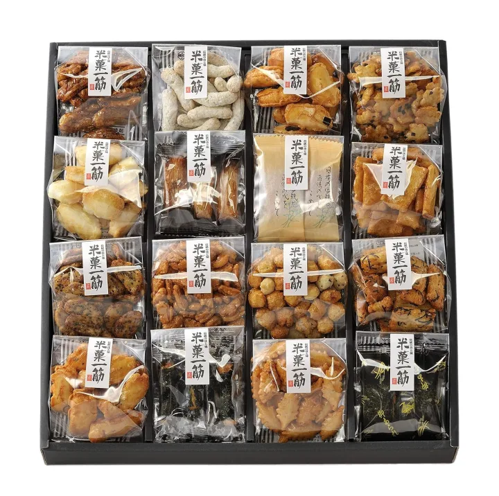 七越製菓のあられを紹介