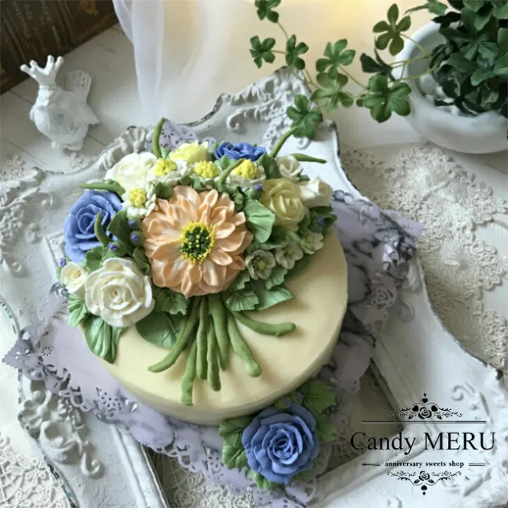 まさに芸術的な、クリスマスに食べられるお花