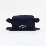 COMME CA ISM／コムサイズム ロゴ刺繍入り 耳付きハット