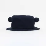COMME CA ISM／コムサイズム ロゴ刺繍入り 耳付きハット
