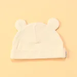 COMME CA ISM／コムサイズム 耳付きニットキャップ・スタイ・ブーティー 3点ギフトセット