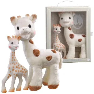 キリンのソフィー ソフィーとシェリーぬいぐるみセット