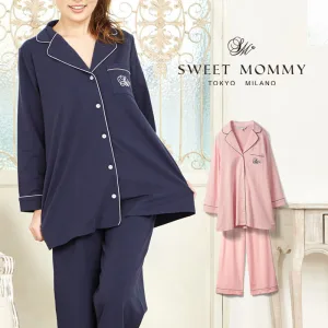 Sweet Mommy／スウィートマミー ライン配色ナイティ 3点セット パジャマ