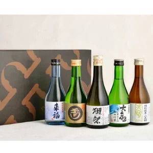 父の日ギフト 獺祭(だっさい)と人気地酒蔵飲み比べ300ml×5本セット