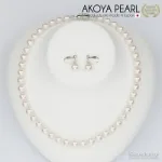 花珠 パール ネックレス イヤリング フォーマルセット