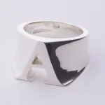 THE LETTERING Alphabet Ring A Silver