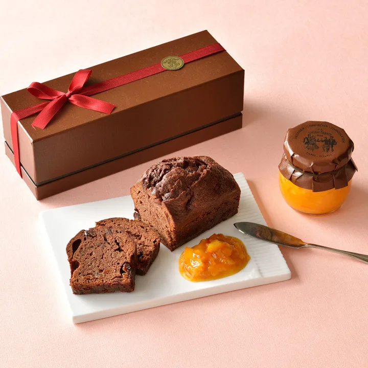 チョコと相性抜群のオレンジジャム入り