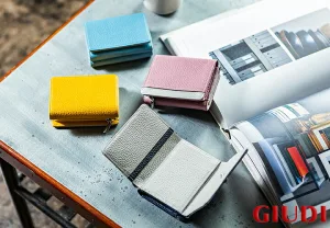 GIUDI／ジウディ  イタリア製バイカラー三つ折り財布
