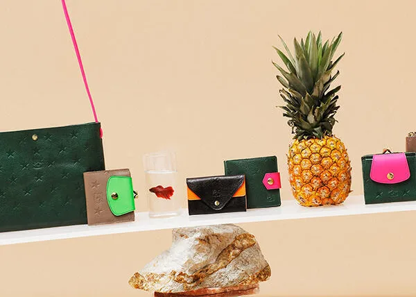 新作は魅惑のネオンカラー IL BISONTE／イル ビゾンテ レザーグッズコレクション「VACHETTA MEETS NEON COLOR」