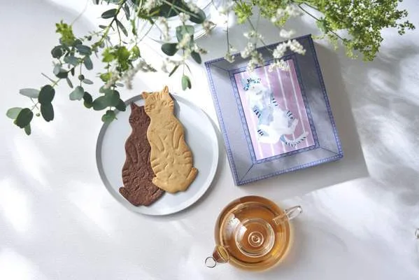 ピクチャーフレーム付き可愛い猫クッキー Fairycake Fair／フェアリーケーキフェア 「LetterBOX cat cookie（ネコクッキーレターボックス）」