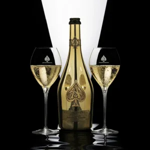 ARMAND DE BRIGNAC／アルマン・ド・ブリニャック  ドゥフルートゴールド（グラスセット）