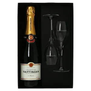 TAITTINGER／テタンジェ  ブリュット レゼルヴ グラスセット