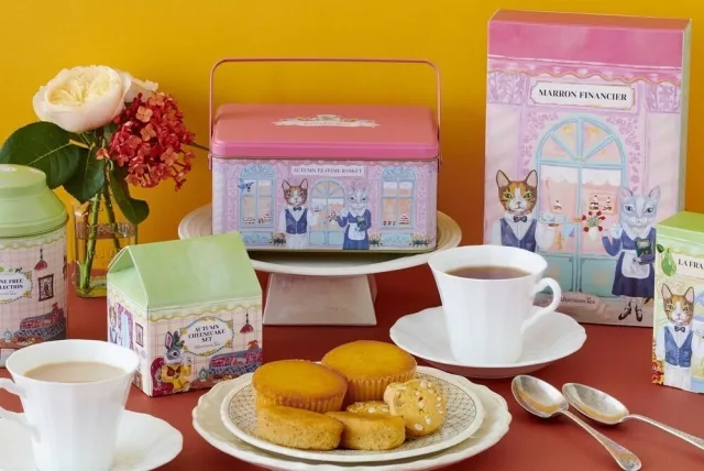 そろそろ栗が恋しい季節 Afternoon Tea／アフタヌーンティー 秋のギフト第一弾「栗づくし！マロンフレーバーの紅茶や栗の焼き菓子」