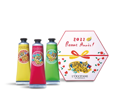 新春ギフトに寅年デザインのコスメ L’OCCITANE／ロクシタン 2022 NEW YEAR 干支ハンドクリームセット