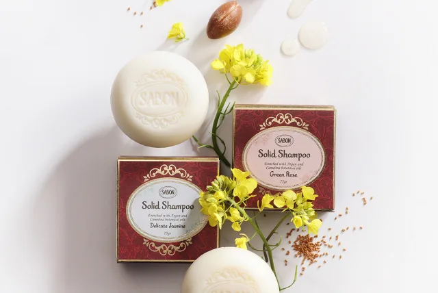 優しく洗える固形タイプのオーガニックシャンプー SABON／サボン シャンプーバー「ソリッドシャンプー」